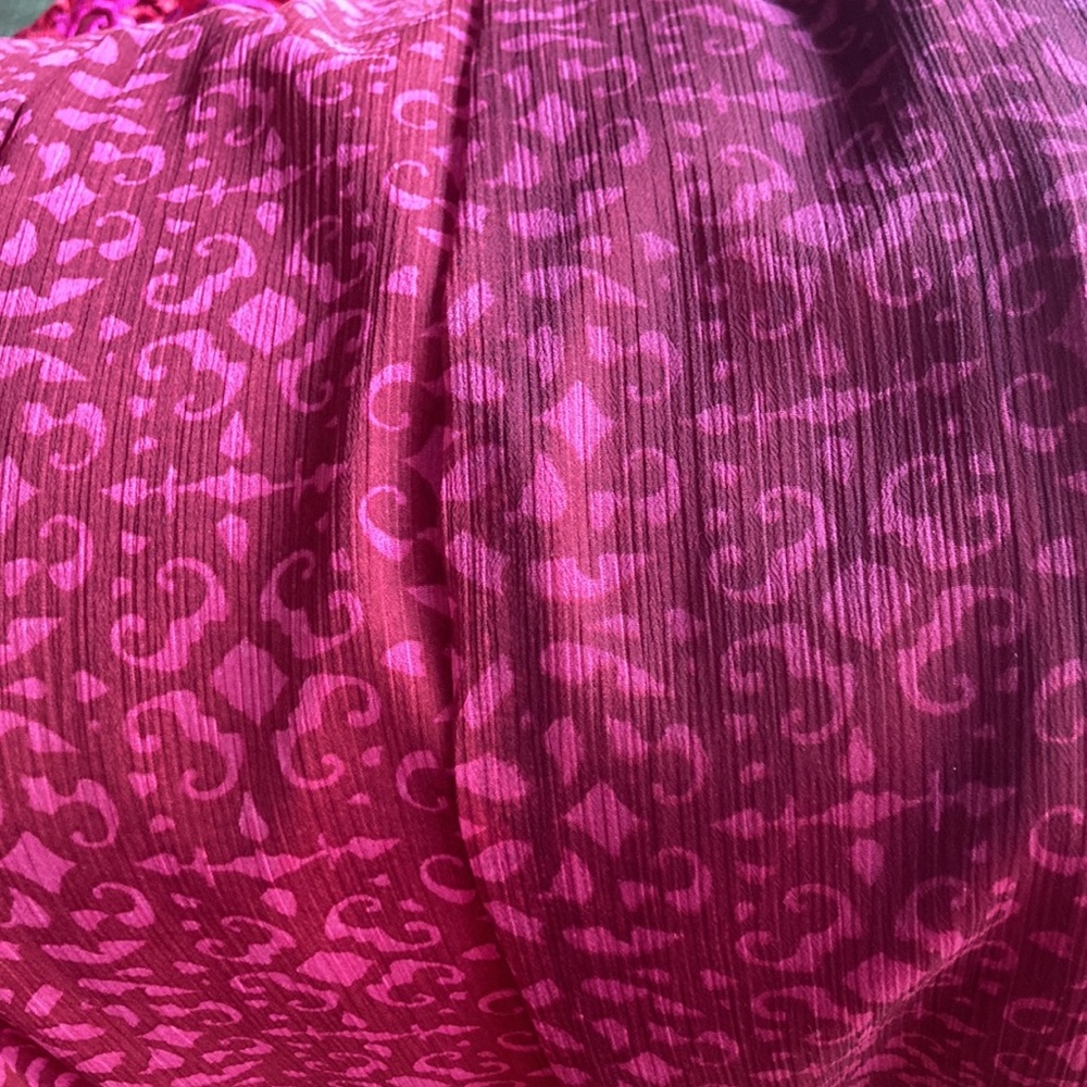 Anthropologie Swing Dress size 6 magenta color - Picture 11 of 11